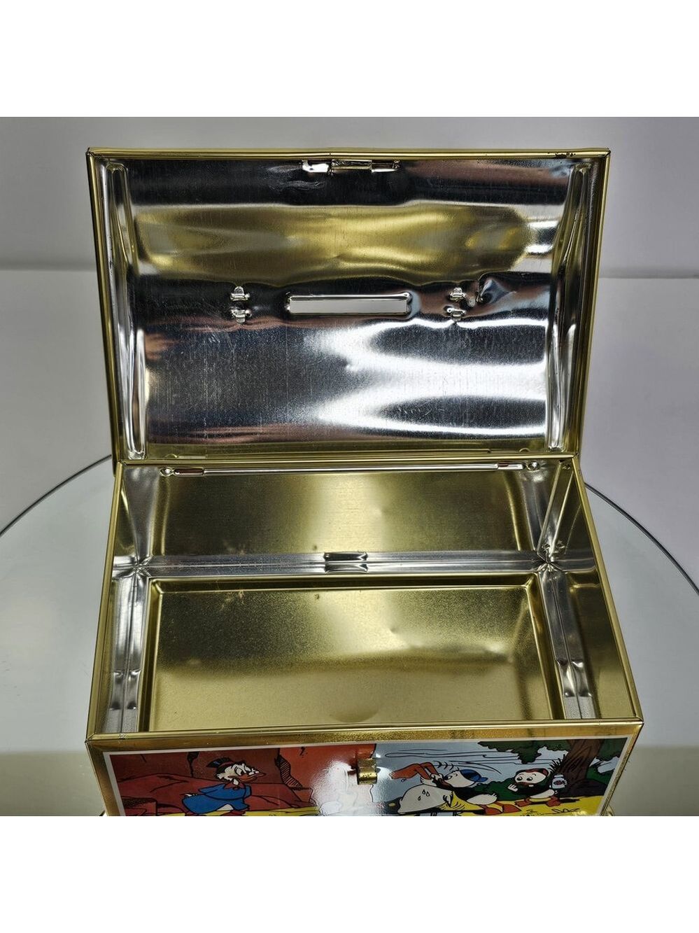 Disney Scholtens Candy Tin Coin Bank Toffee Box (No Candy) Donald Duck Germany - Picture 10 of 14